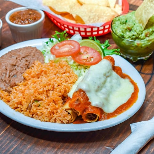 Flautas Plate.