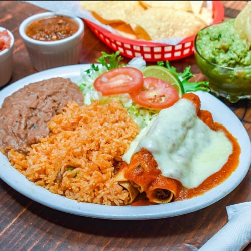 Flautas Plate.