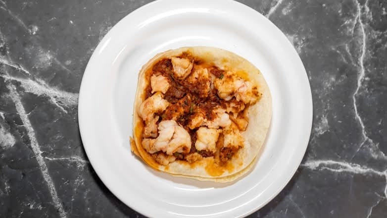 Prawn Taco.