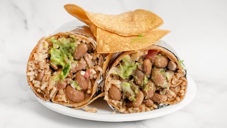 Vegetarian Burrito.
