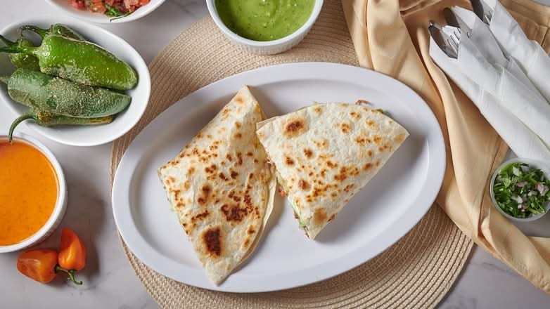 Super Mushroom Quesadilla.