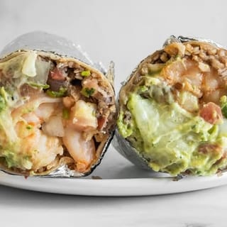 Super Baby Meat and Prawn Burrito