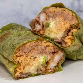 Super Meat and Prawn Burrito